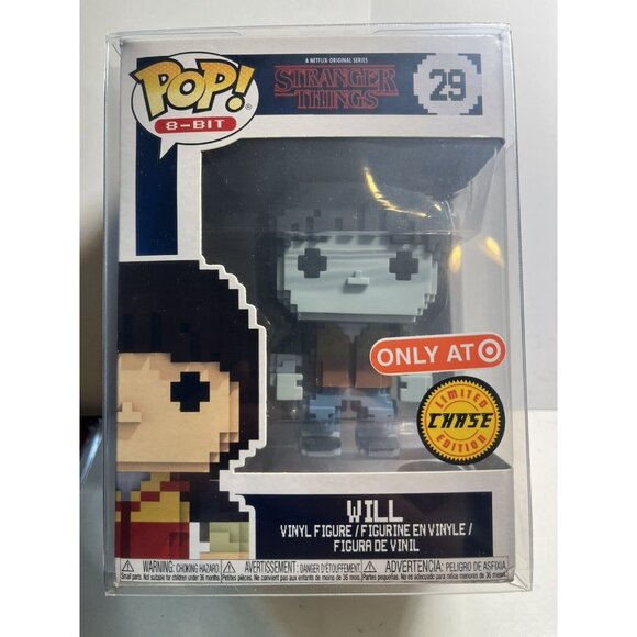 Funko Pop Will Chase Limited Edition Stranger Things Vaulted # 29 Free Protector - Picture 1 of 6